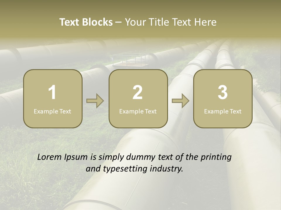 Nuts Pipeline Forest PowerPoint Template