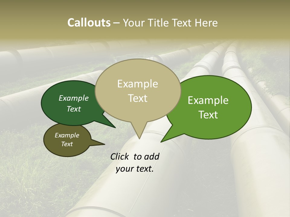 Nuts Pipeline Forest PowerPoint Template