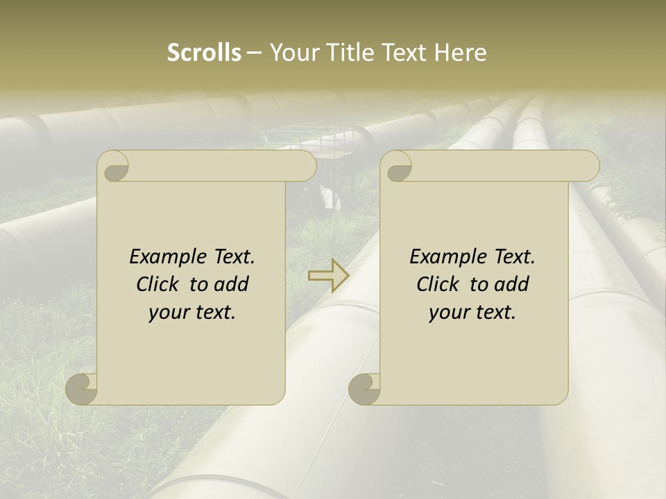 Nuts Pipeline Forest PowerPoint Template