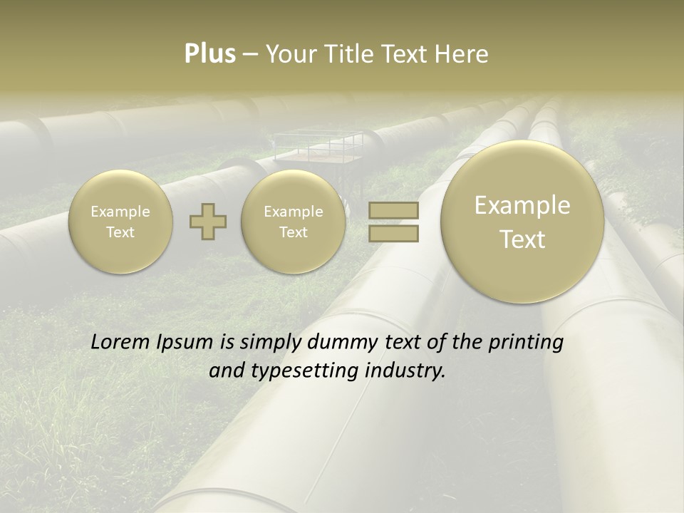 Nuts Pipeline Forest PowerPoint Template