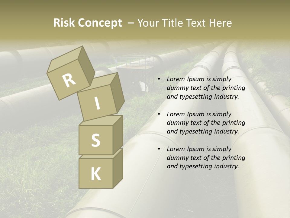 Nuts Pipeline Forest PowerPoint Template
