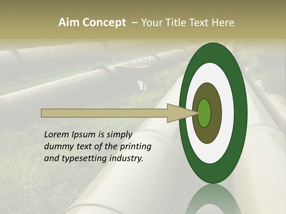 Nuts Pipeline Forest PowerPoint Template