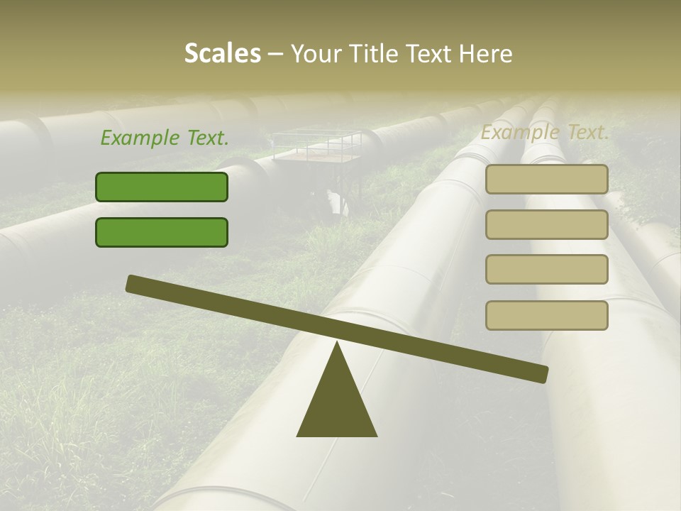 Nuts Pipeline Forest PowerPoint Template