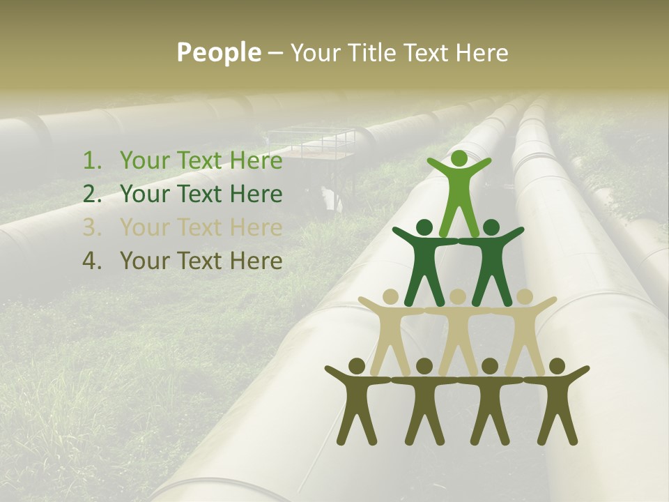 Nuts Pipeline Forest PowerPoint Template