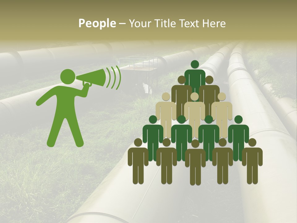 Nuts Pipeline Forest PowerPoint Template