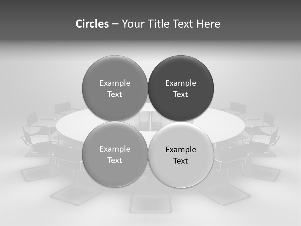 Company Threedimensional Communication PowerPoint Template