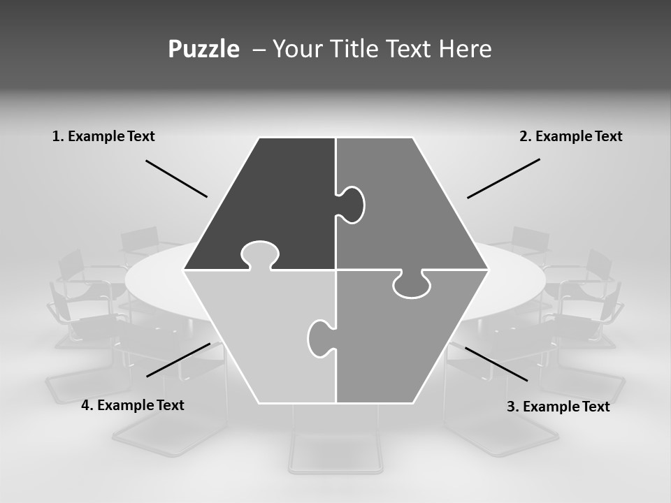 Company Threedimensional Communication PowerPoint Template