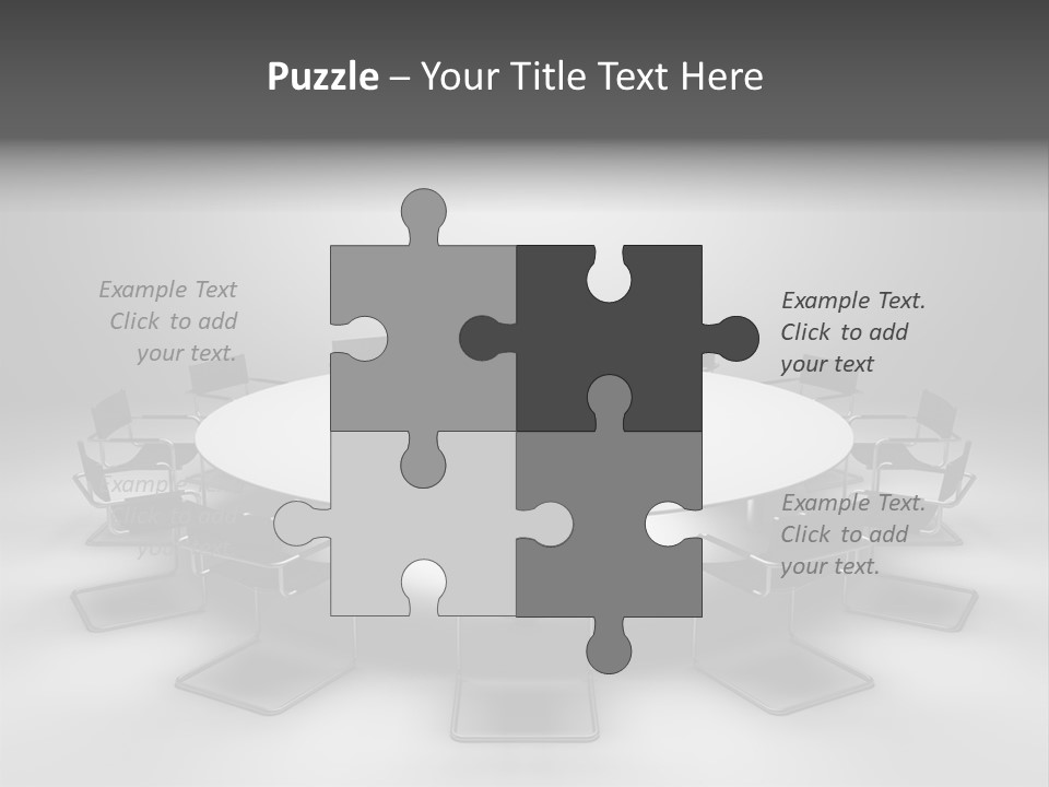 Company Threedimensional Communication PowerPoint Template