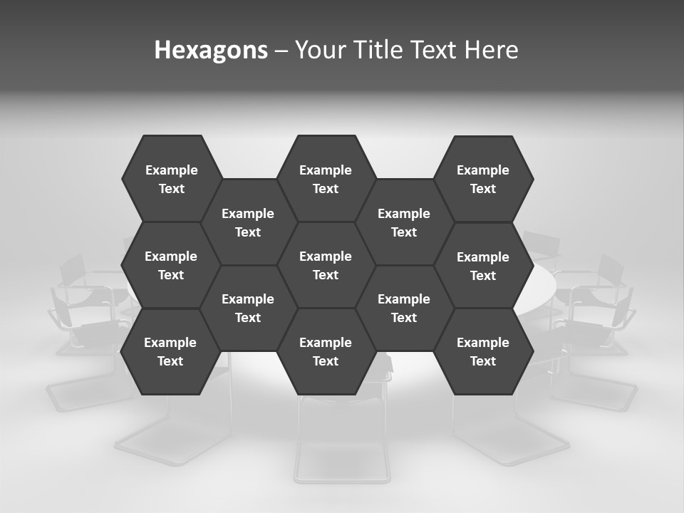 Company Threedimensional Communication PowerPoint Template