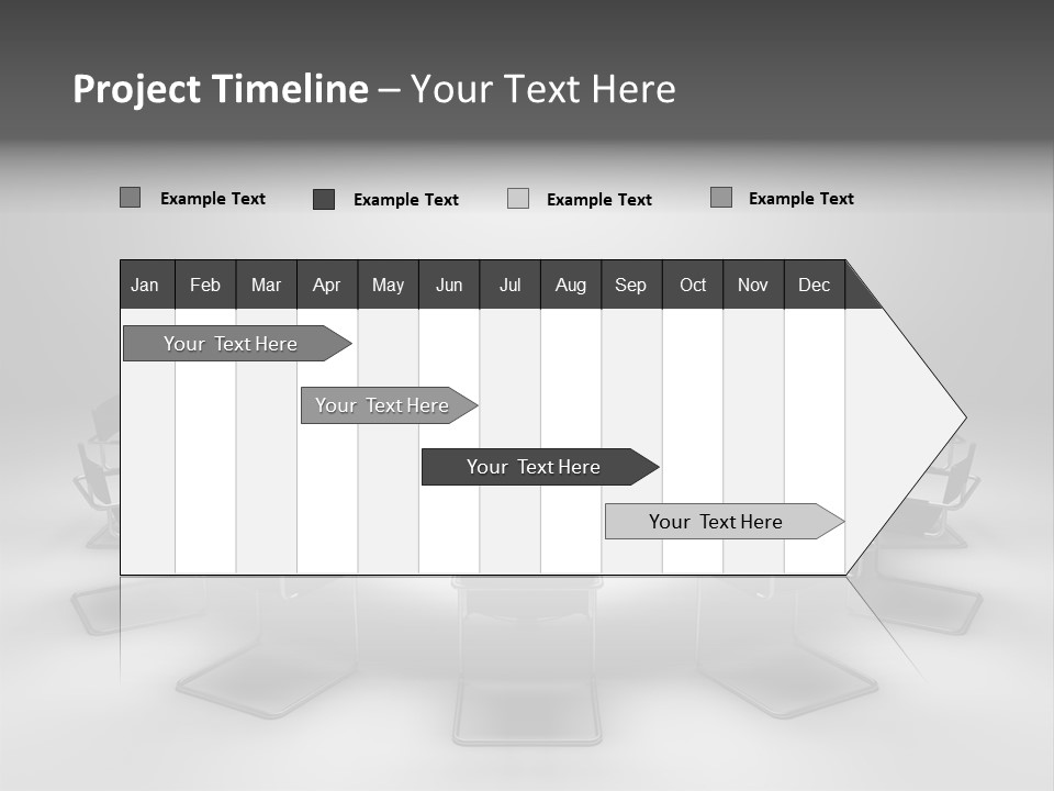 Company Threedimensional Communication PowerPoint Template