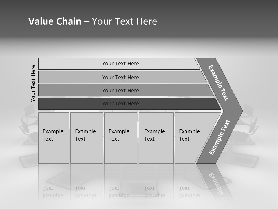 Company Threedimensional Communication PowerPoint Template