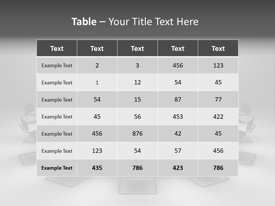 Company Threedimensional Communication PowerPoint Template