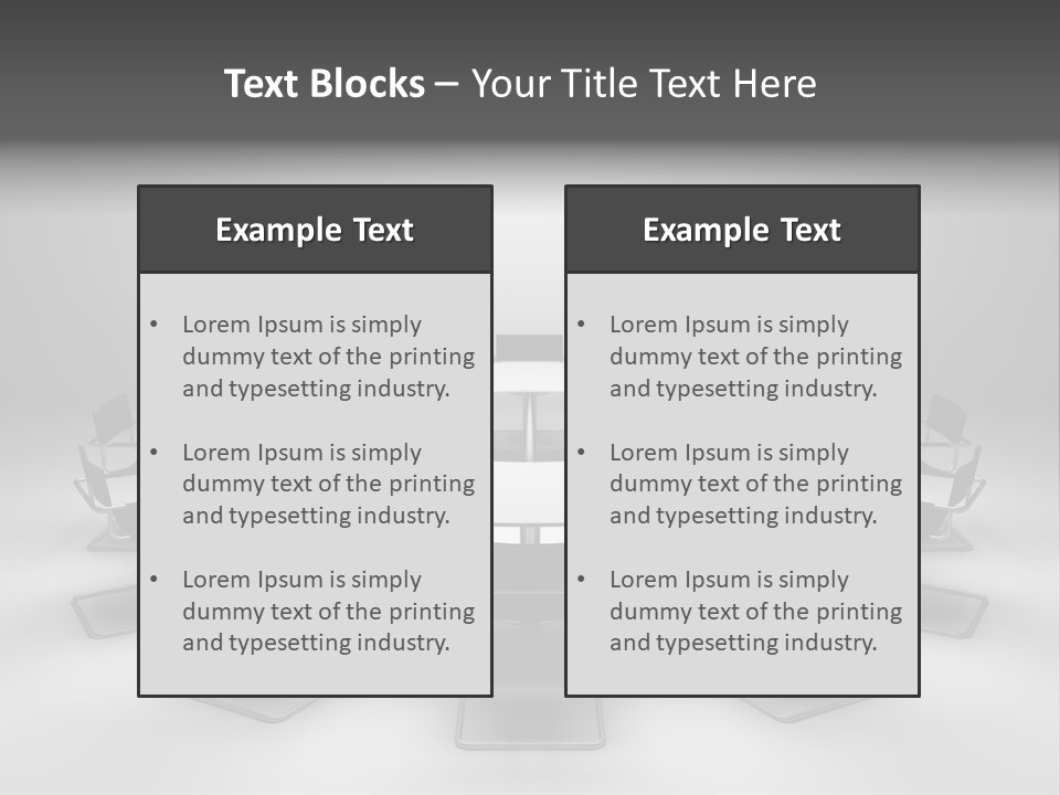 Company Threedimensional Communication PowerPoint Template