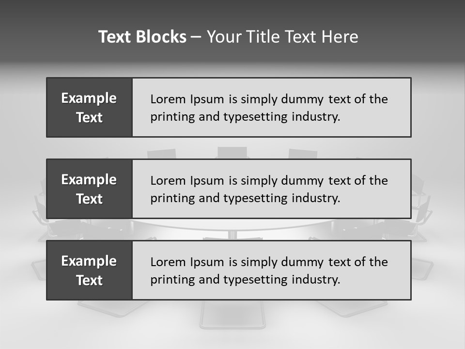 Company Threedimensional Communication PowerPoint Template