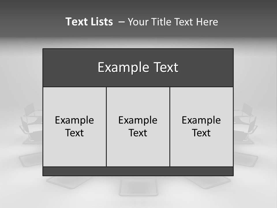 Company Threedimensional Communication PowerPoint Template