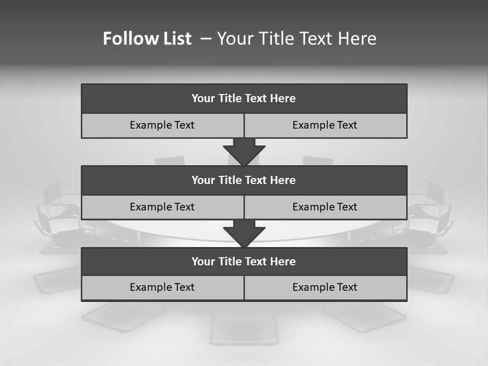 Company Threedimensional Communication PowerPoint Template