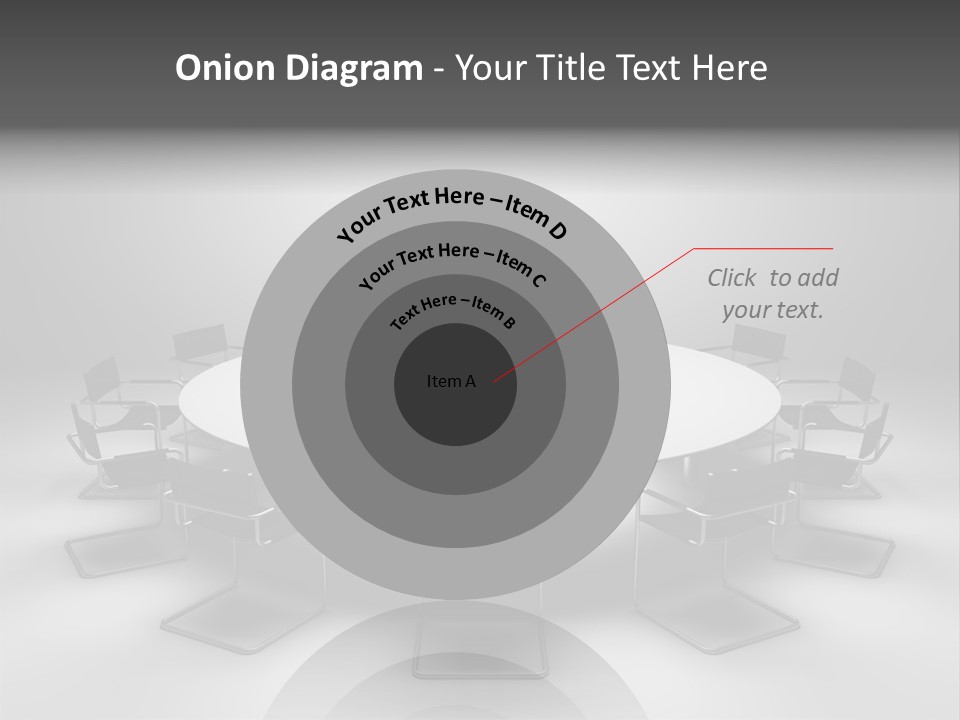 Company Threedimensional Communication PowerPoint Template