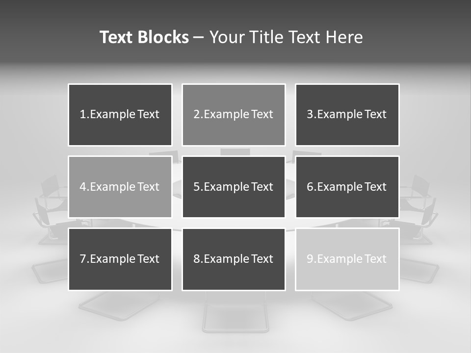 Company Threedimensional Communication PowerPoint Template