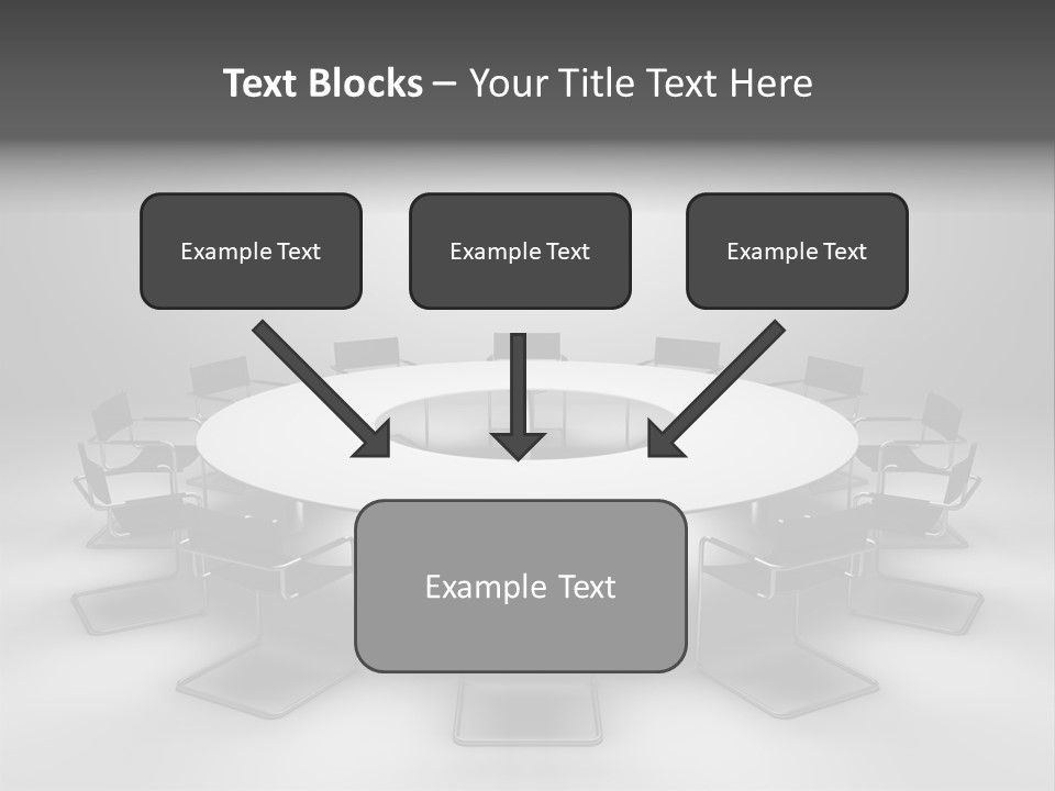 Company Threedimensional Communication PowerPoint Template