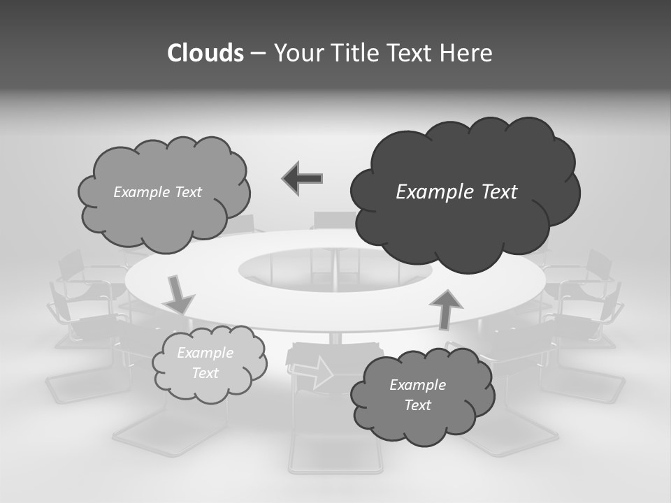 Company Threedimensional Communication PowerPoint Template