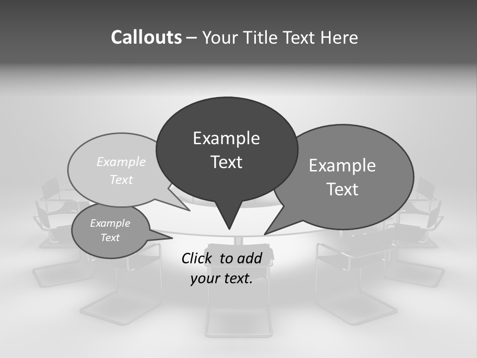 Company Threedimensional Communication PowerPoint Template