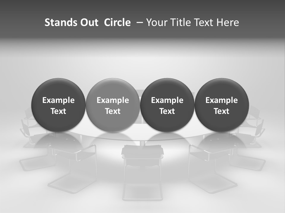 Company Threedimensional Communication PowerPoint Template