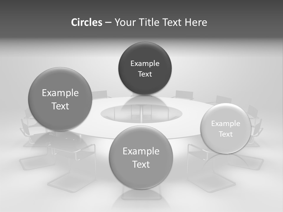 Company Threedimensional Communication PowerPoint Template