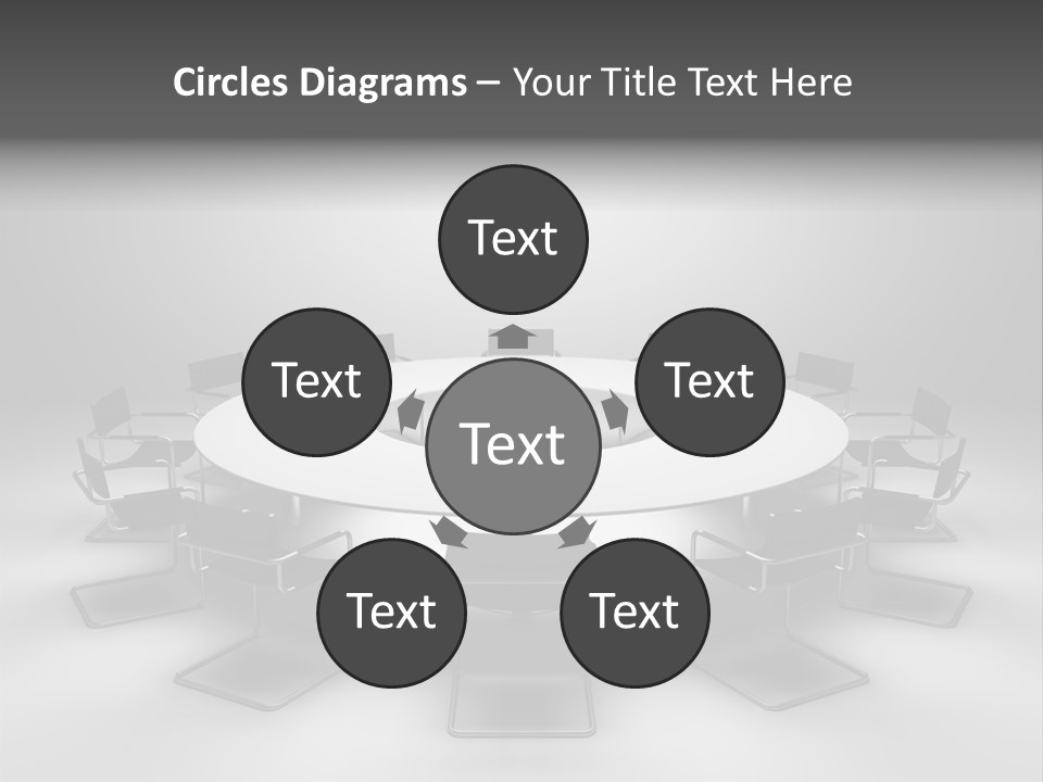 Company Threedimensional Communication PowerPoint Template