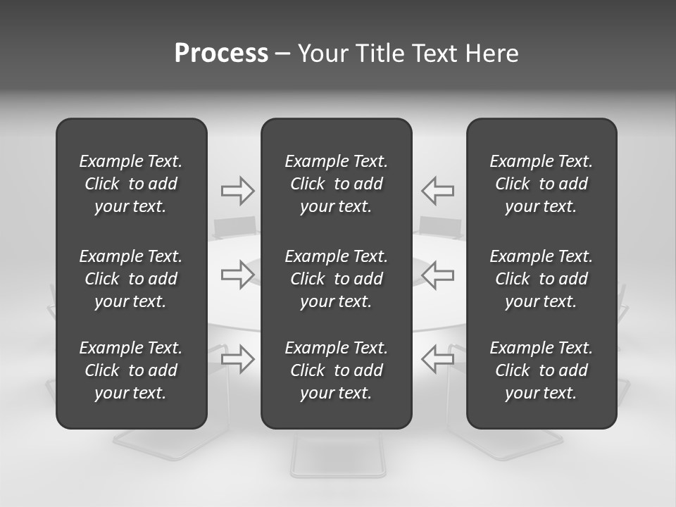 Company Threedimensional Communication PowerPoint Template