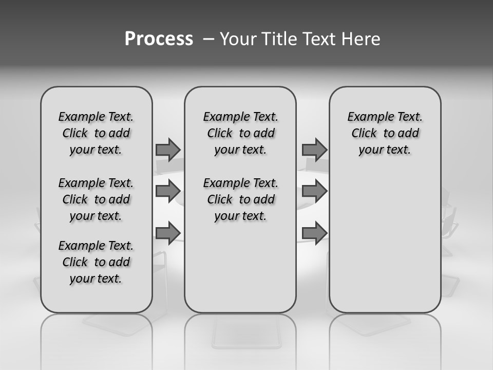 Company Threedimensional Communication PowerPoint Template