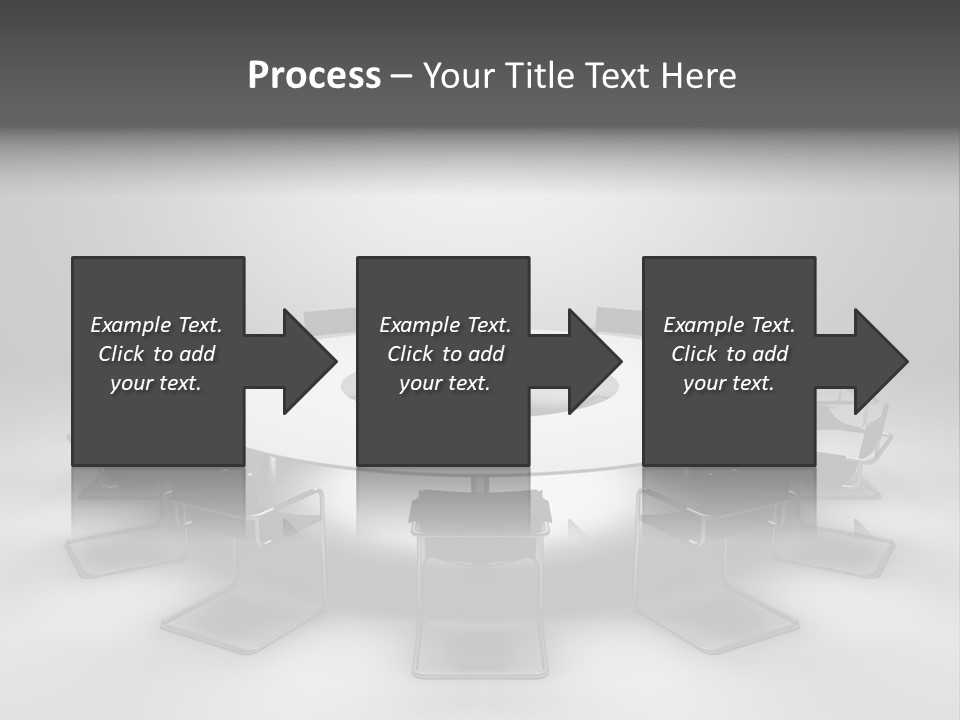 Company Threedimensional Communication PowerPoint Template