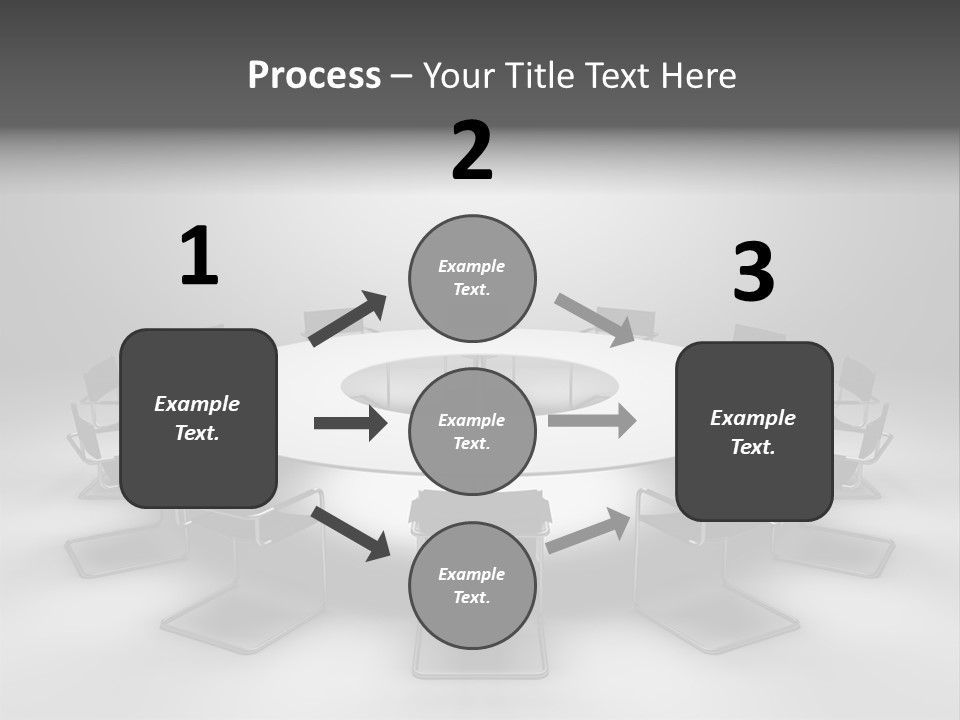 Company Threedimensional Communication PowerPoint Template
