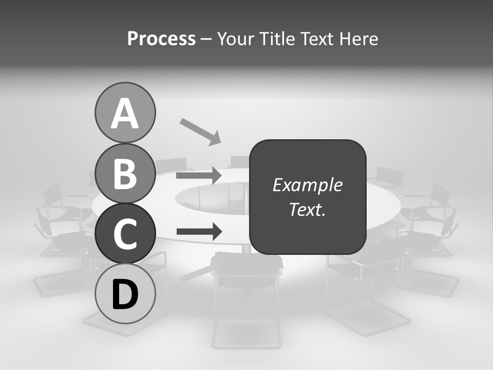 Company Threedimensional Communication PowerPoint Template