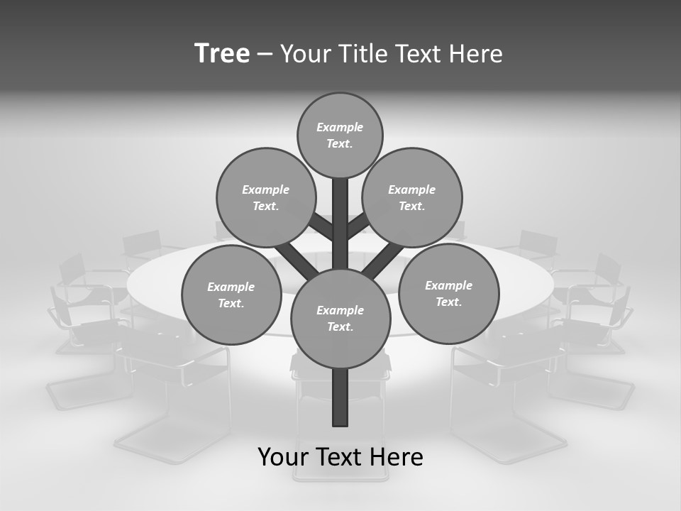 Company Threedimensional Communication PowerPoint Template