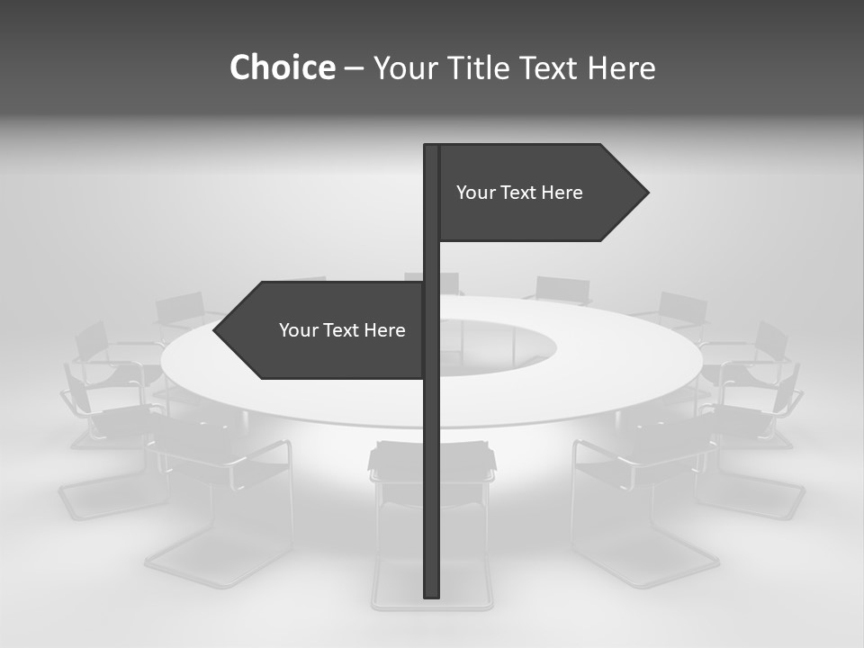 Company Threedimensional Communication PowerPoint Template