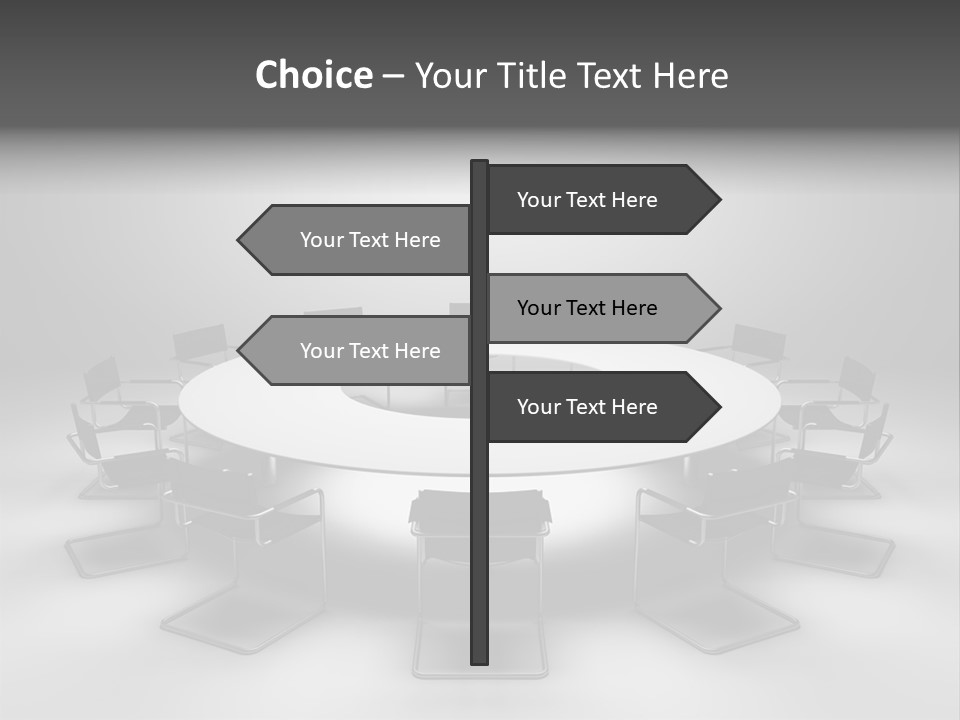 Company Threedimensional Communication PowerPoint Template