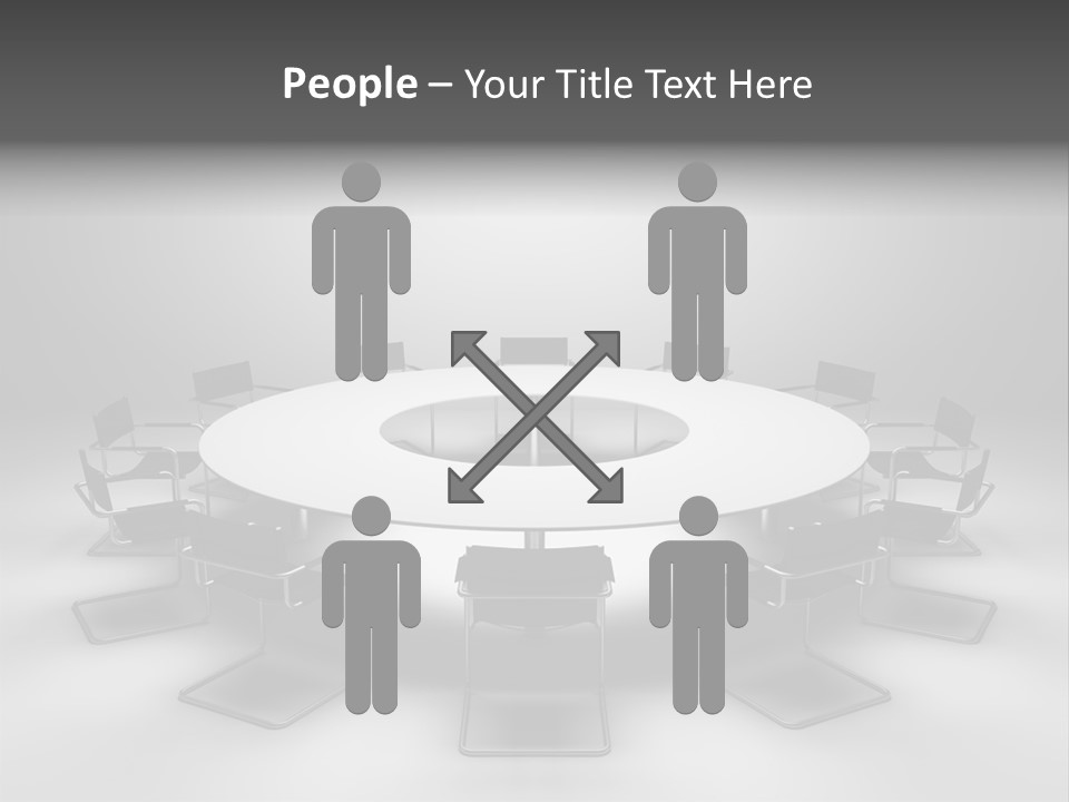 Company Threedimensional Communication PowerPoint Template