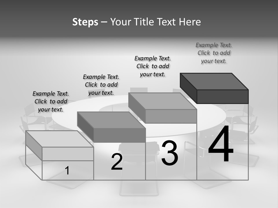 Company Threedimensional Communication PowerPoint Template