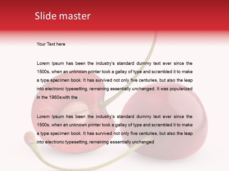 Bright Food Closeup PowerPoint Template