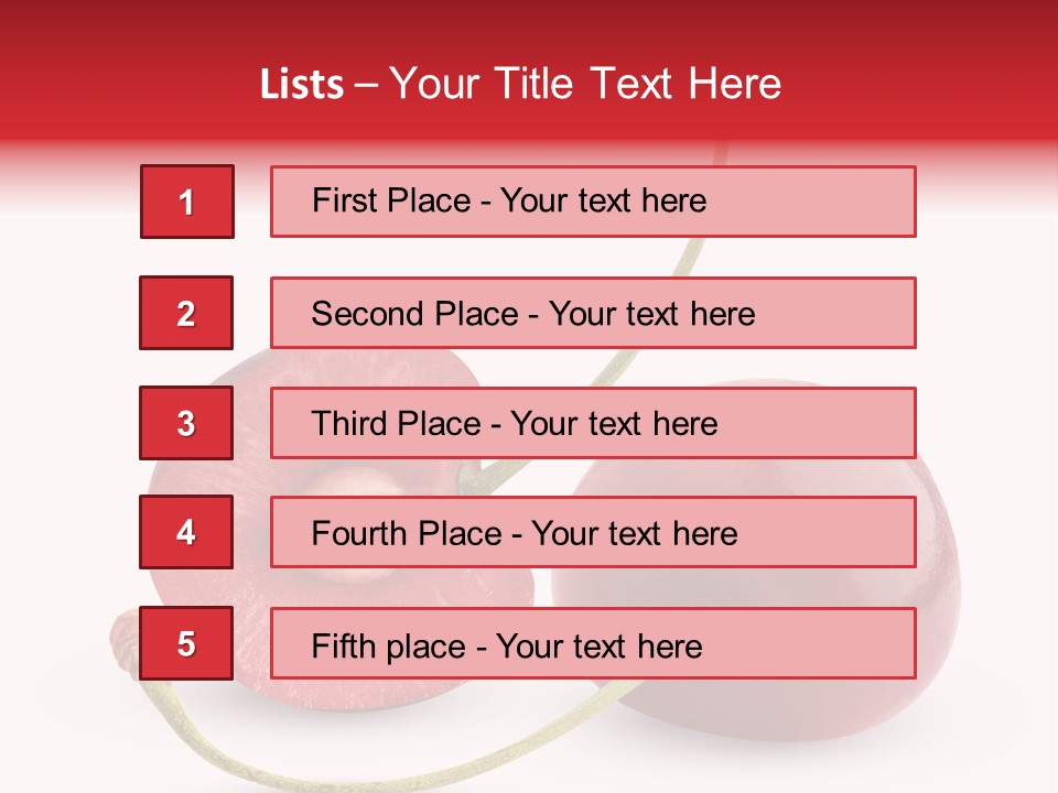 Bright Food Closeup PowerPoint Template