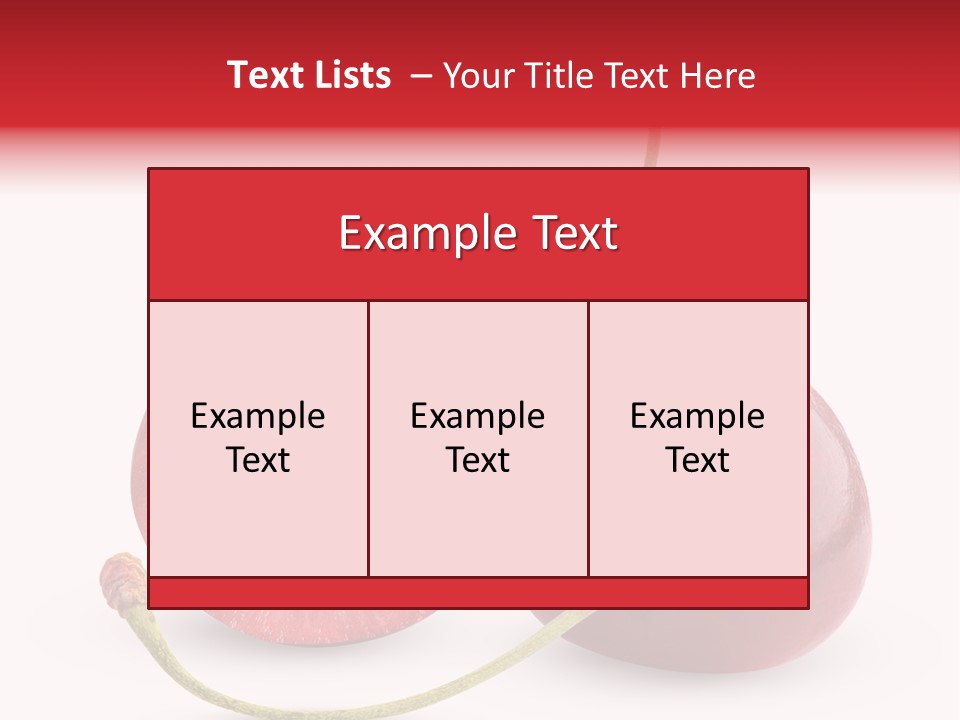 Bright Food Closeup PowerPoint Template