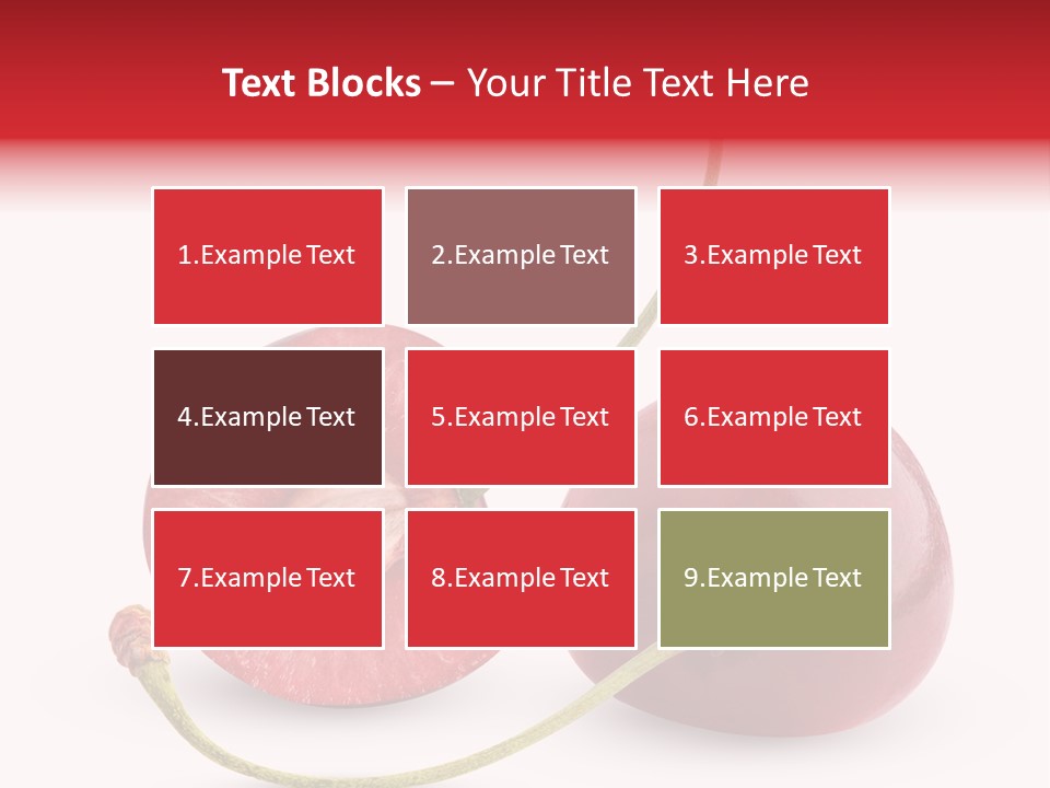 Bright Food Closeup PowerPoint Template