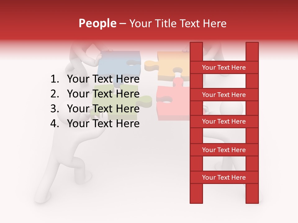 Figure People Success PowerPoint Template