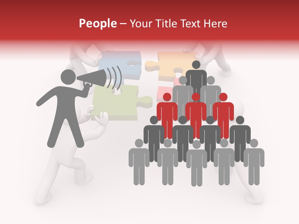 Figure People Success PowerPoint Template