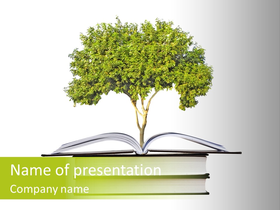 Ecological Environment Plant PowerPoint Template