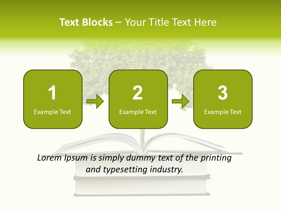 Ecological Environment Plant PowerPoint Template