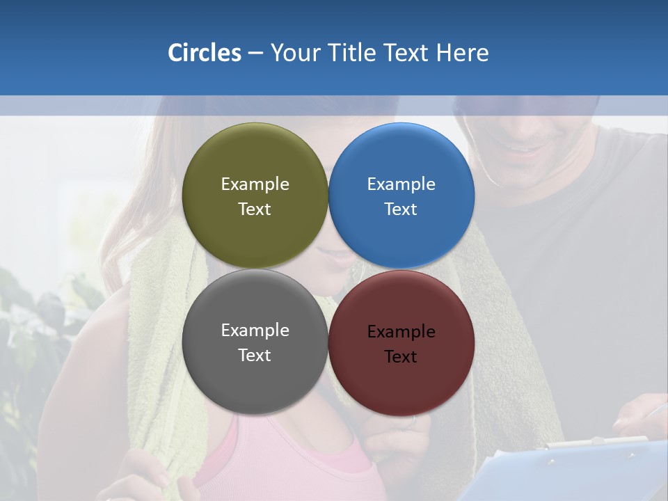 Male Fit White PowerPoint Template