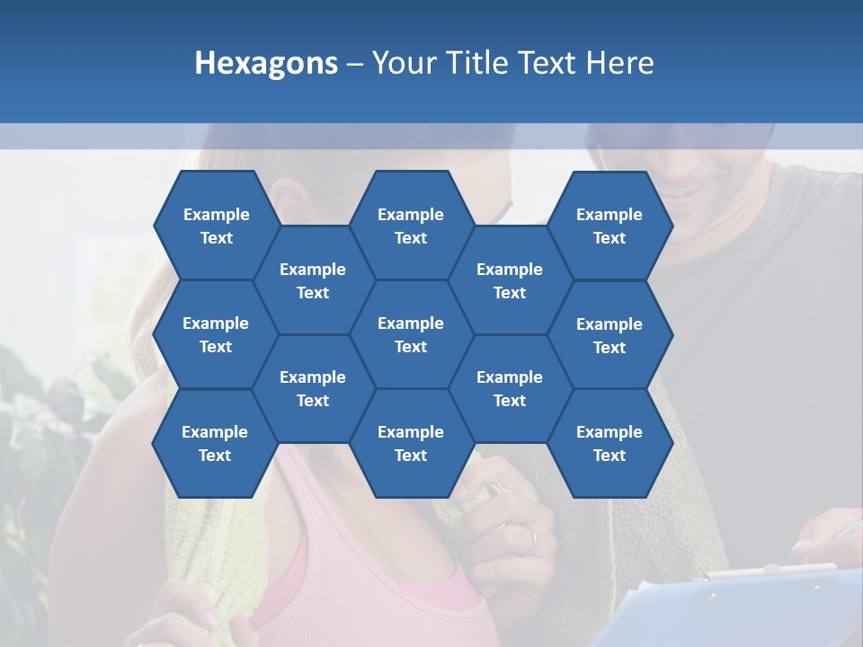 Male Fit White PowerPoint Template