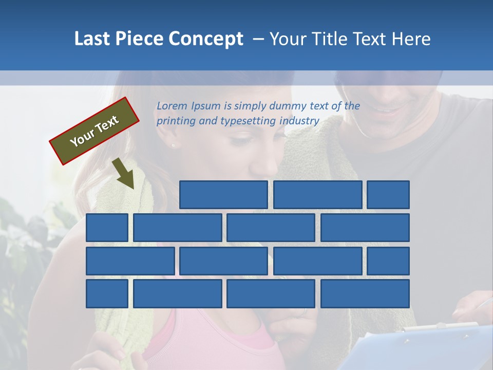 Male Fit White PowerPoint Template