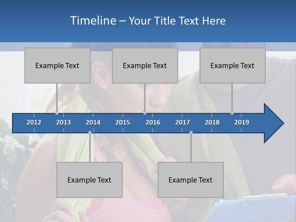 Male Fit White PowerPoint Template